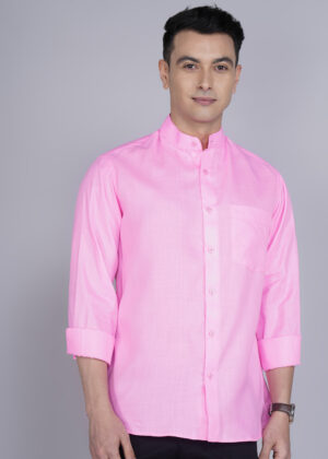 Men’s Formal Shirt – Chinese Collar – Cotton