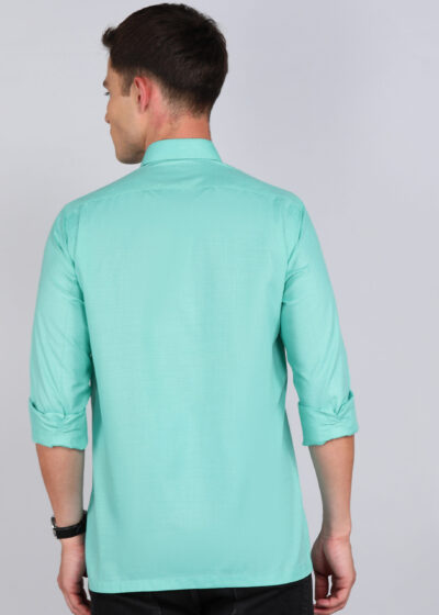 Men’s Formal Solid Shirt – Full Sleeves | Premium Tailored Fit - Image 3