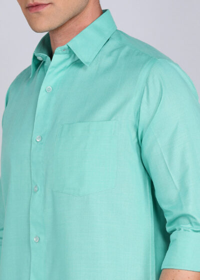 Men’s Formal Solid Shirt – Full Sleeves | Premium Tailored Fit - Image 6