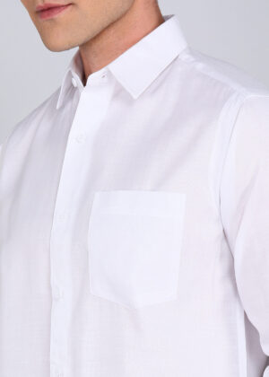 Men’s Formal Solid Shirt – Full Sleeves | Premium Tailored Fit